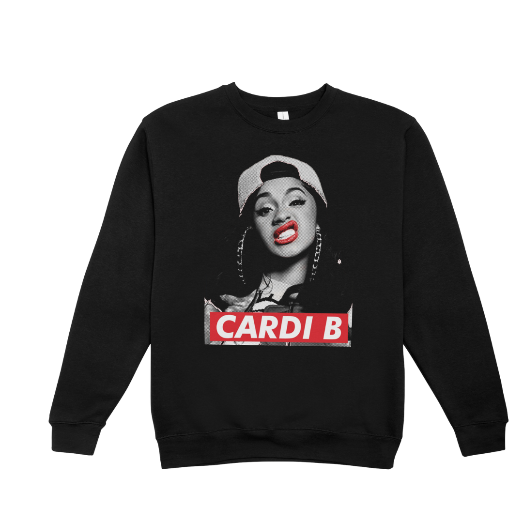 Moletom Gola Redonda Cardi B P&b