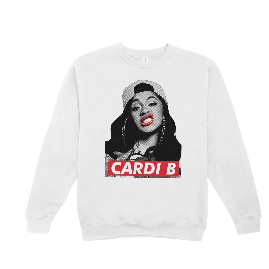 Moletom Gola Redonda Cardi B P&b