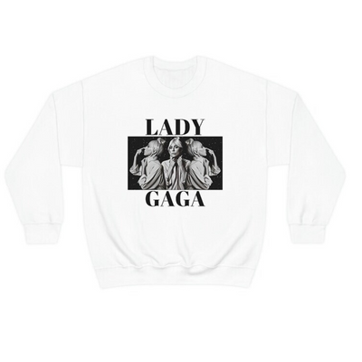 Moletom Gola Redonda Lady Gaga P&B