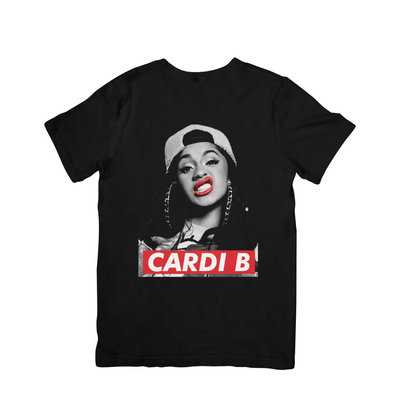 Camiseta Básica Cardi B P&b