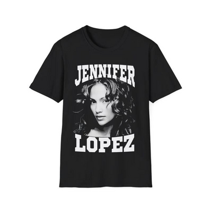 Camiseta Básica Jennifer Lopez P&B