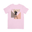 Camiseta Básica Céline Dion Photo Rosa Bebê 