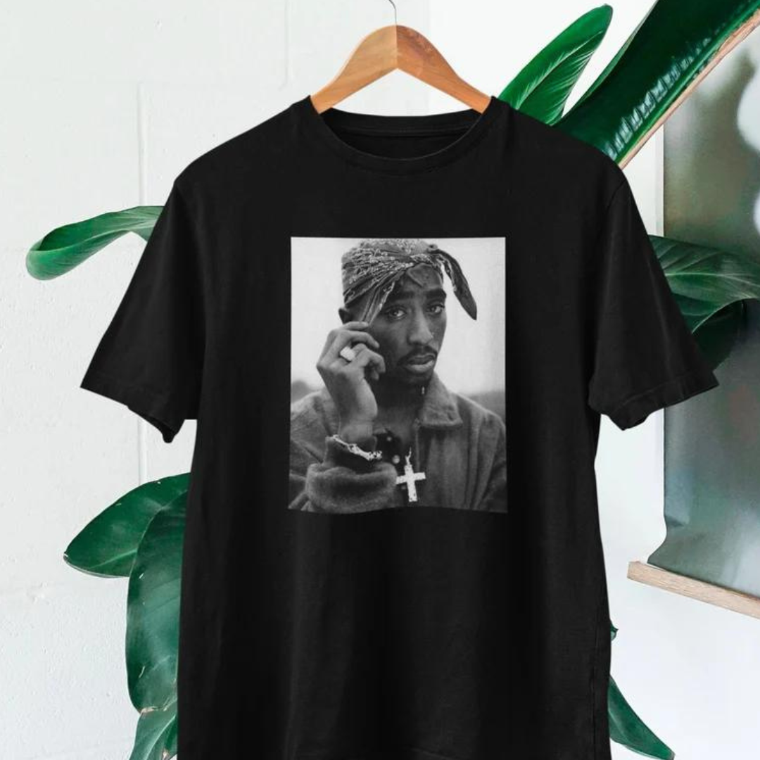 Camiseta Básica Tupac Photo