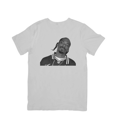 Camiseta Básica Snoop Dogg Photo P&B Retro