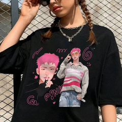 Camiseta Básica Ateez Pink Mingi