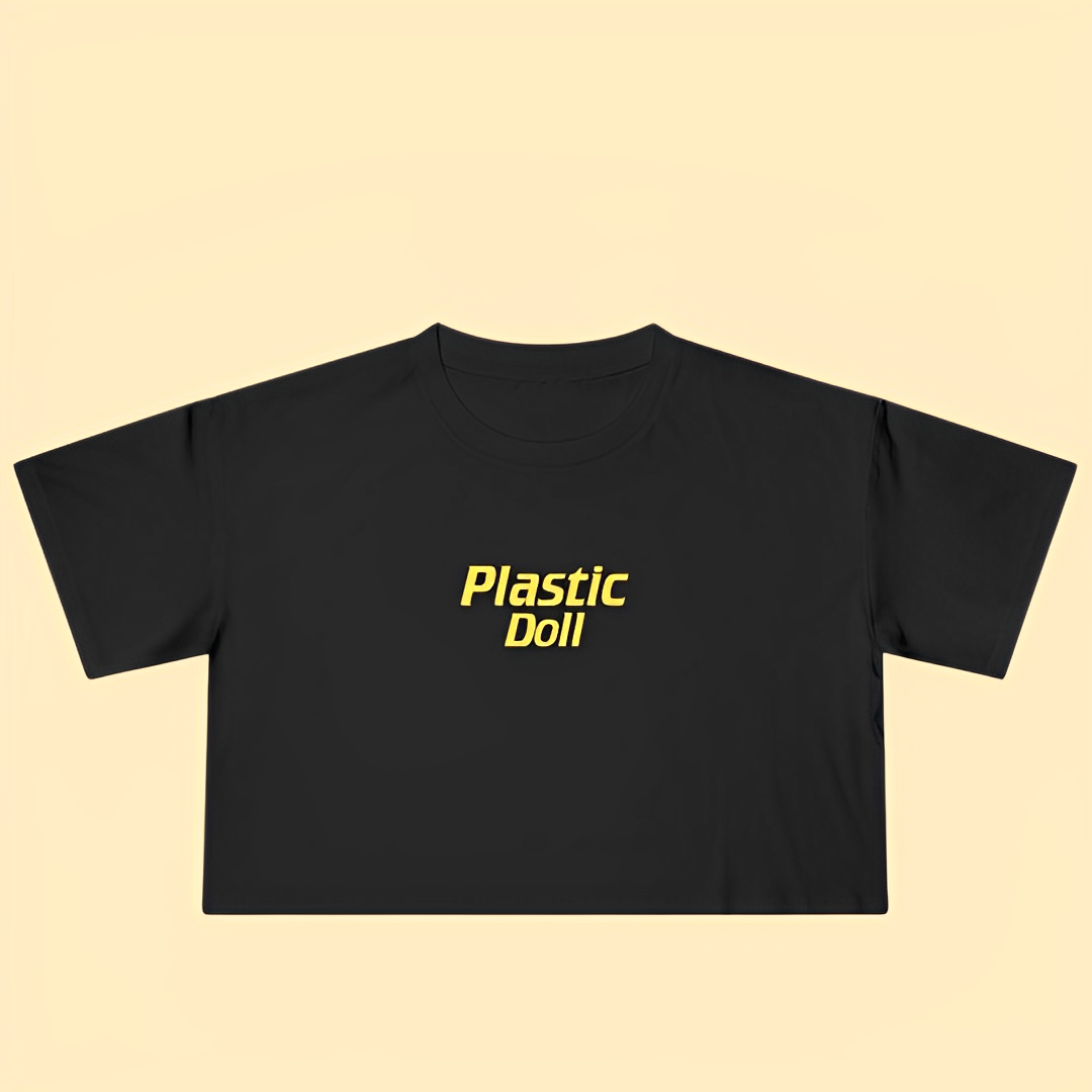 Camiseta Cropped Lady Gaga Plastic Doll