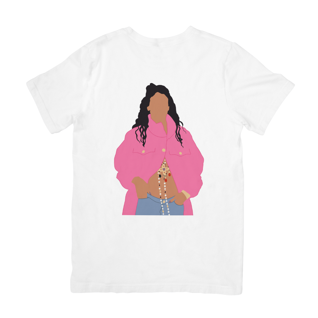 Camiseta Básica Rihanna Pregnant