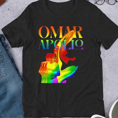 Camiseta Básica Omar Apollo Rainbow