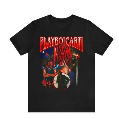 Camiseta Básica Playboi Carti Red