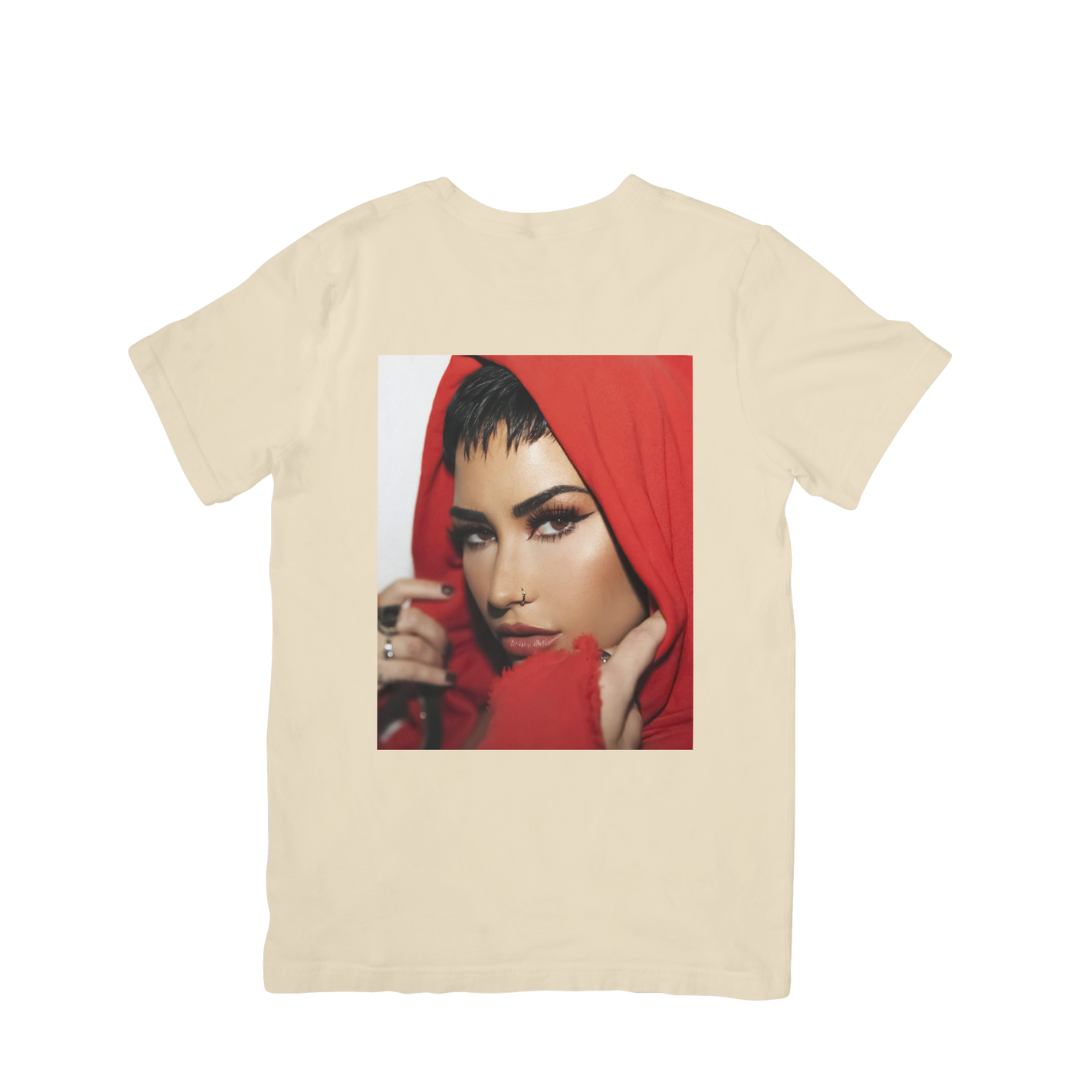 Camiseta Básica Demi Lovato Red Photo