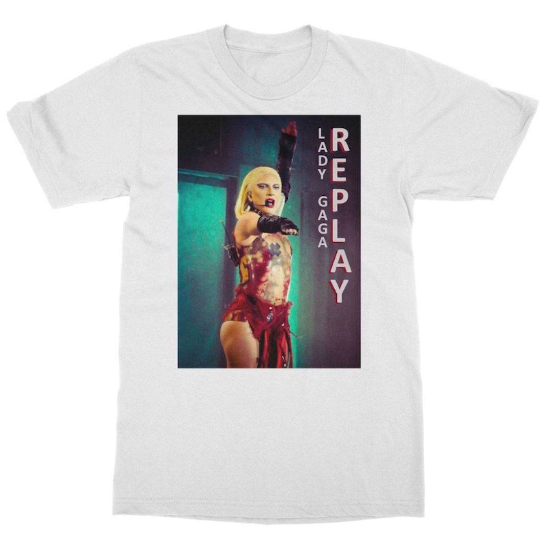 Camiseta Básica Lady Gaga Replay