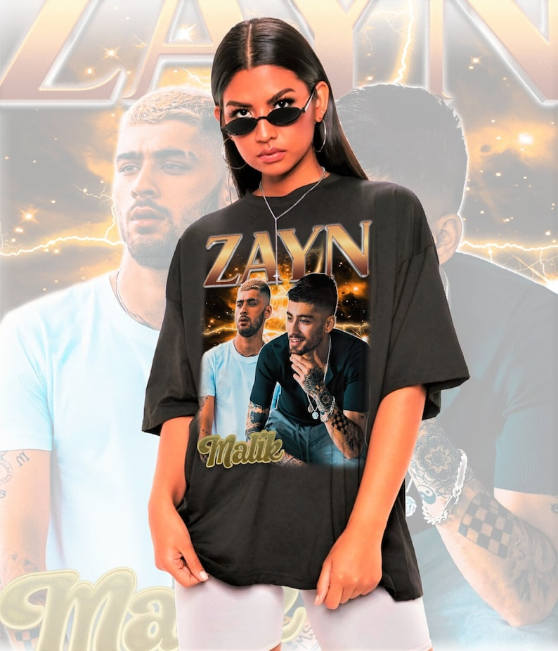 Camiseta Básica Zayn Malik Retro