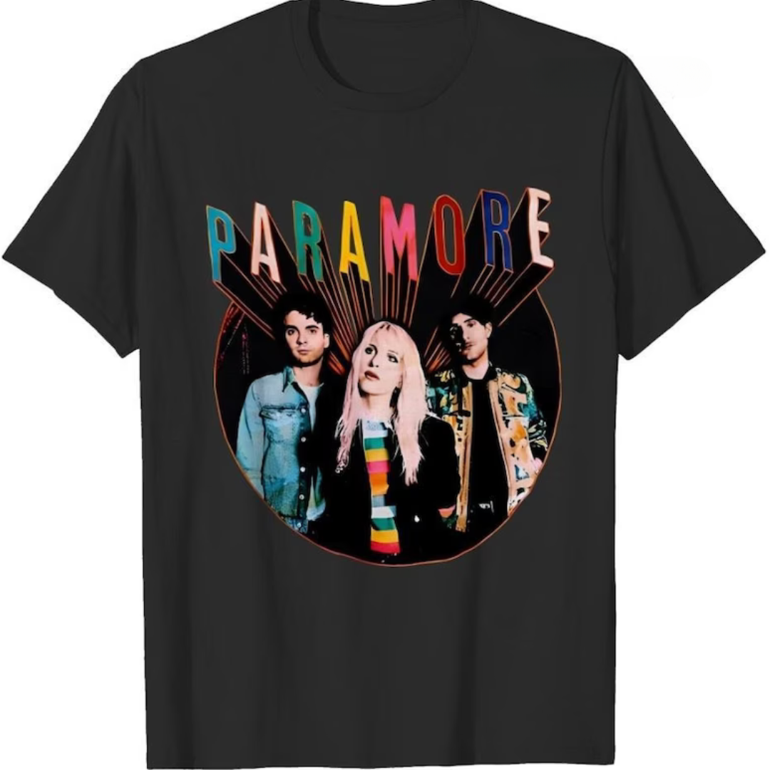 Camiseta Básica Paramore Retro