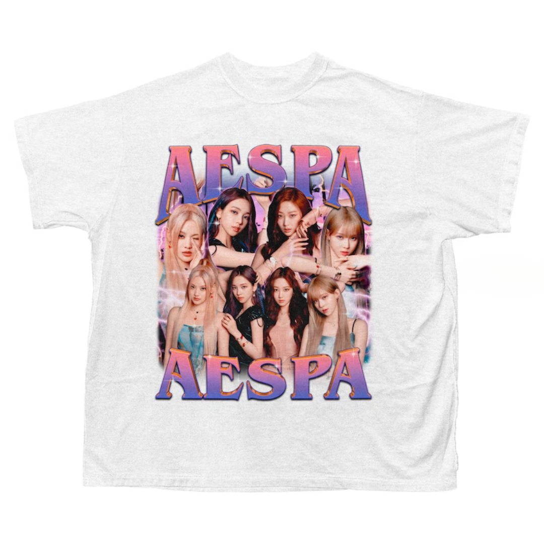 Camiseta Básica Aespa Retro