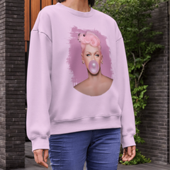 Moletom Gola Redonda P!nk Retro