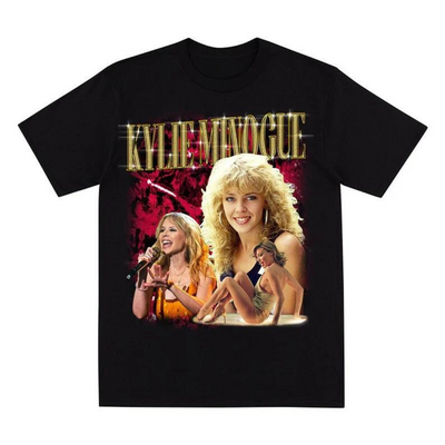 Camiseta Básica Kylie Minogue Retro