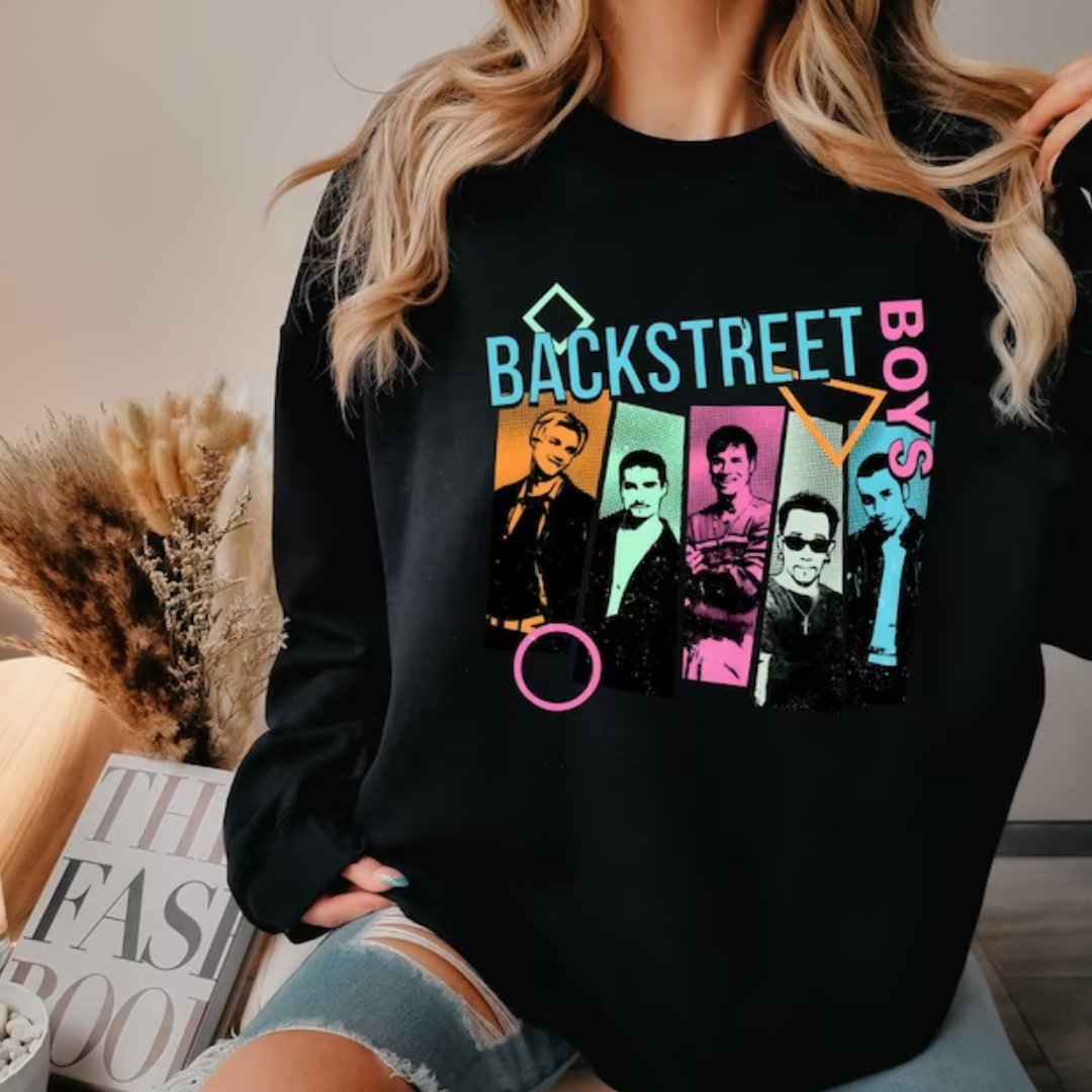 Moletom Gola Redonda Backstreet Boys Retro