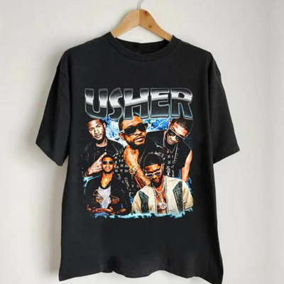 Camiseta Básica Usher Retro