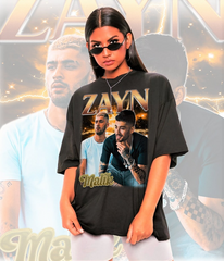 Camiseta Básica Zayn Malik Retro