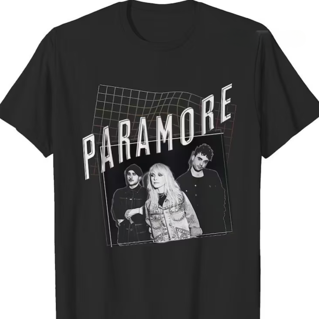 Camiseta Básica Paramore Retro Graphic