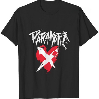 Camiseta Básica Paramore Retro Heart