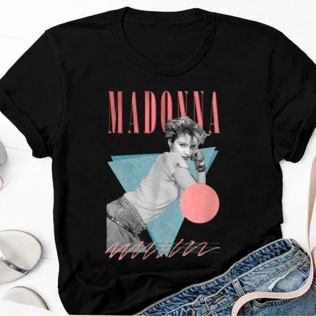 Camiseta Básica Madonna Retro Queen Of Pop