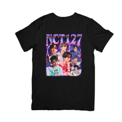 Camiseta Básica NCT 127 Retro Vintage