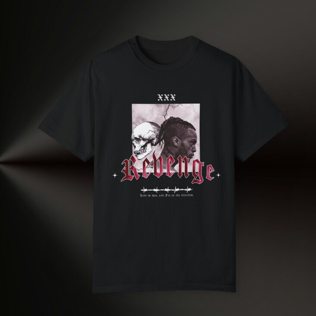 Camiseta Básica Xxxtentacion Revenge Graphic