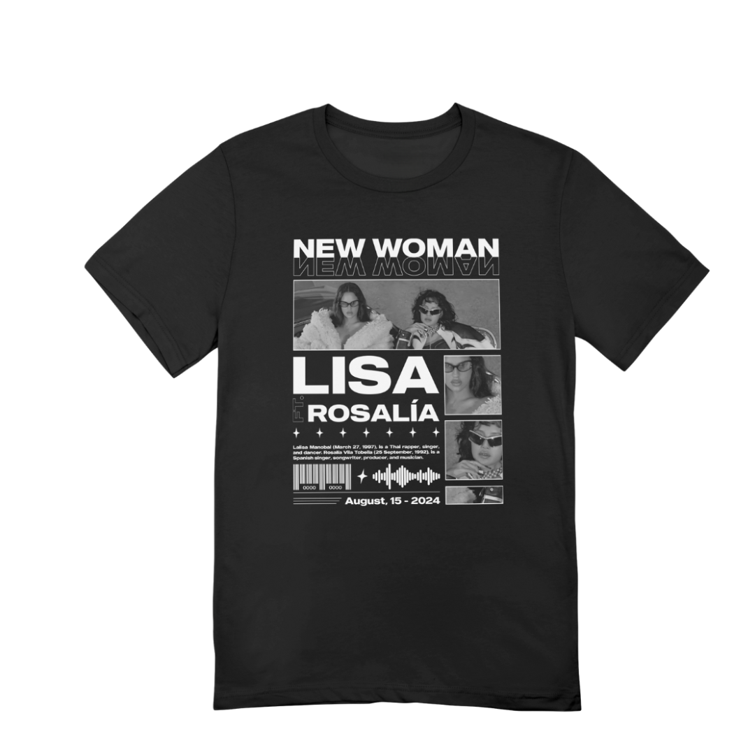 Camiseta Básica Lisa Feat Rosalia New Woman