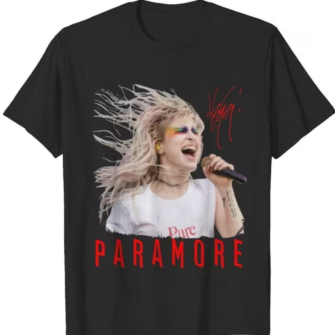 Camiseta Básica Paramore Rock Band