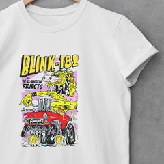 Camiseta Básica Blink-182 Rock Poster