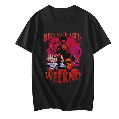 Camiseta Básica The Weeknd Blinded By The Lights