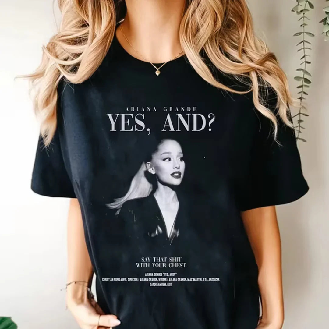 Camiseta Oficial De Ariana Grande Sweetener Para Hombre - Talla Large - Estilo Rock