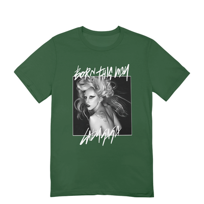 Camiseta Básica Born This Way Lady Gaga