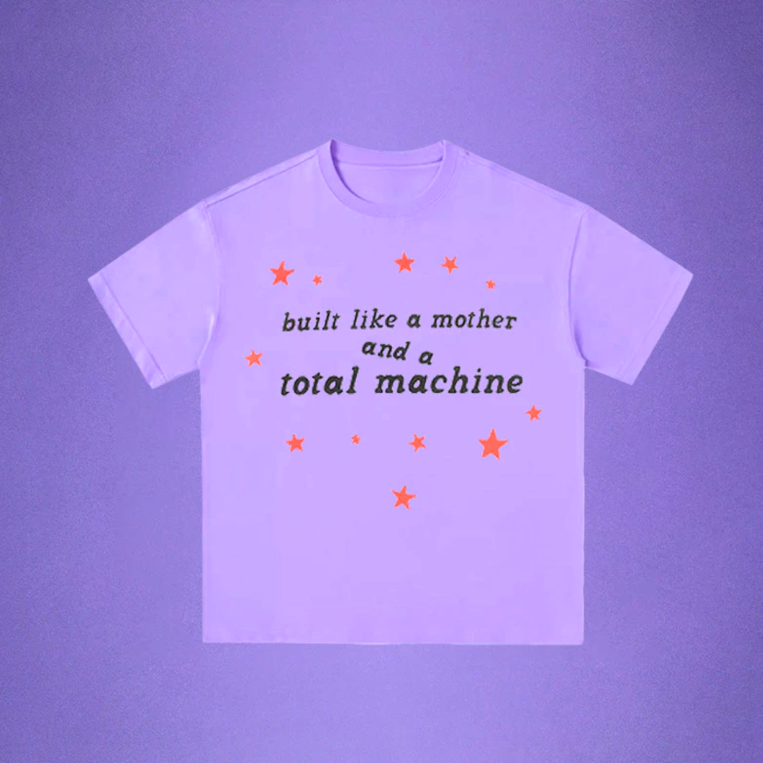 Camiseta Básica Olivia Rodrigo Total Machine- lilás
