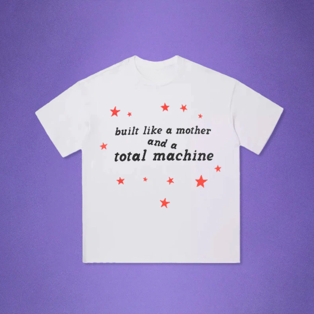 Camiseta Básica Olivia Rodrigo Total Machine- branco