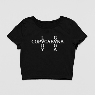Camiseta Cropped Lady Gaga Copacabana