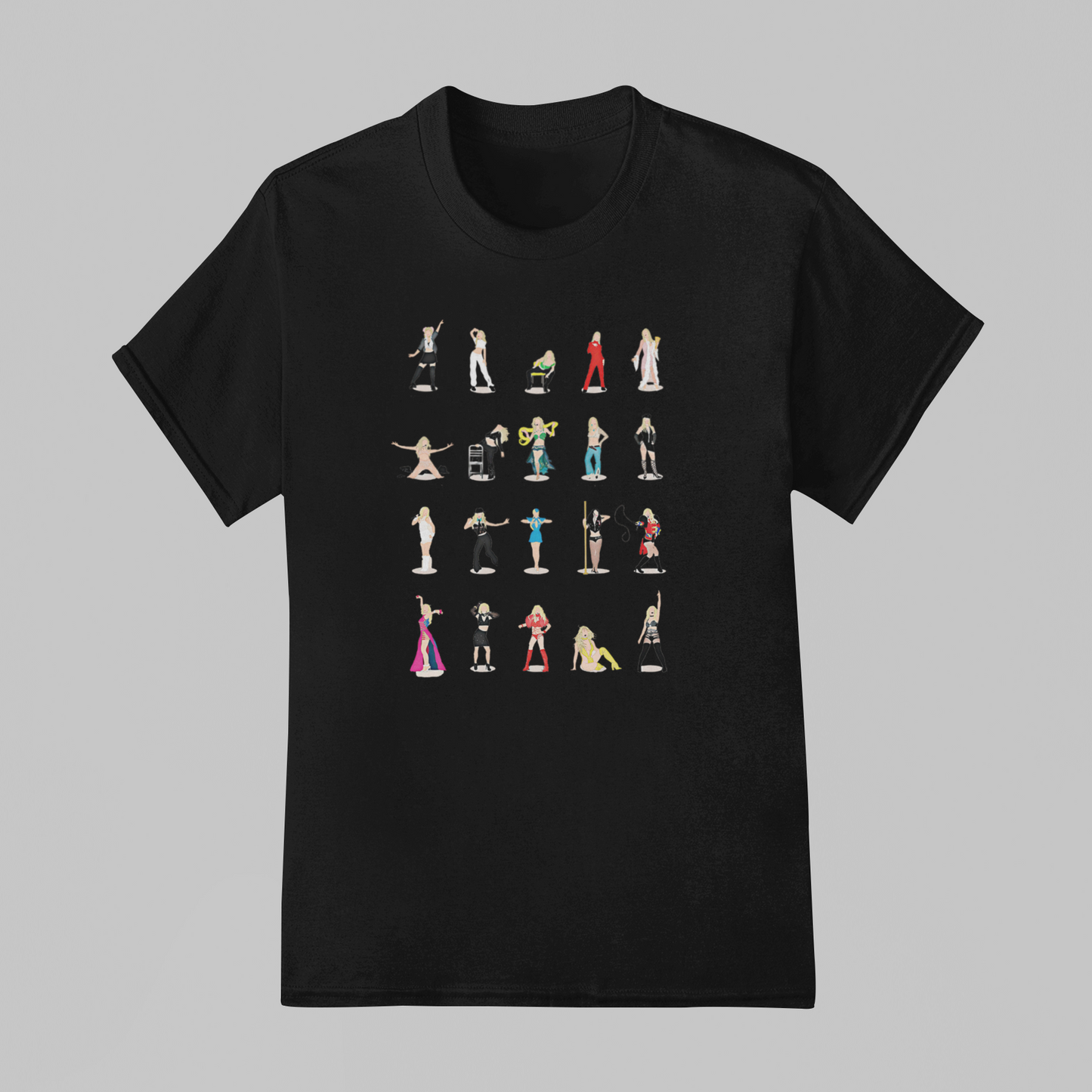 Camiseta Básica Britney Spears Illustrated