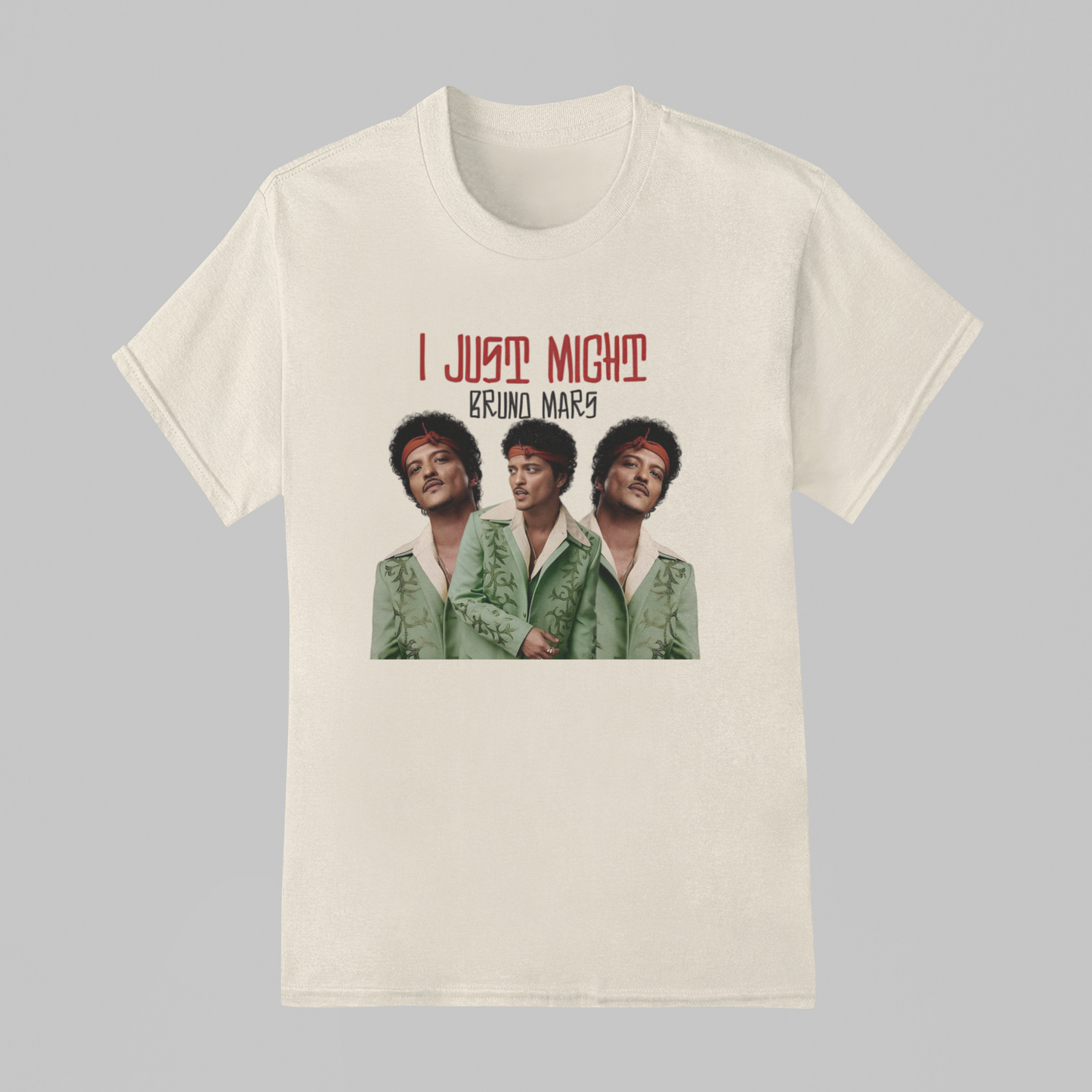 Camiseta Básica Bruno Mars I Just Might