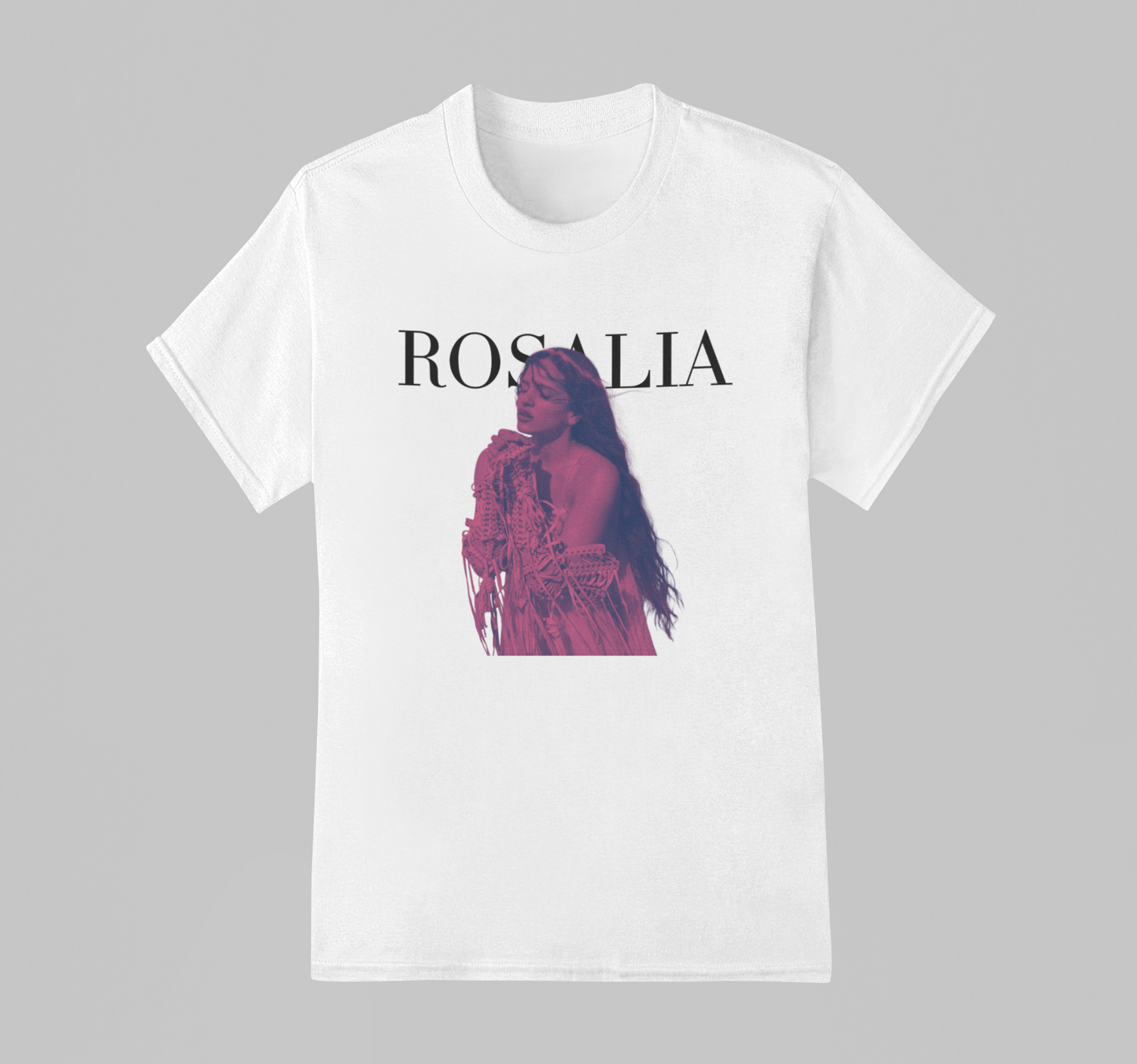 Camiseta Básica Rosalia Pink Graphic