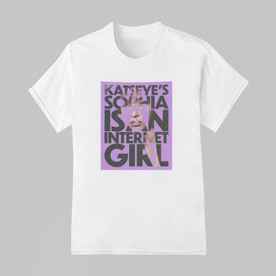 Camiseta Básica Katseye Sophia Internet Girl