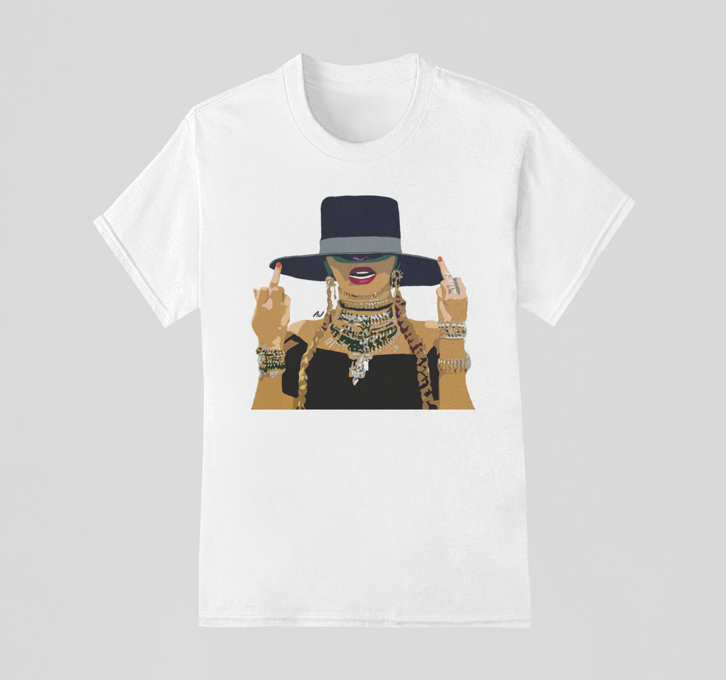 Camiseta Básica Beyonce Illustration