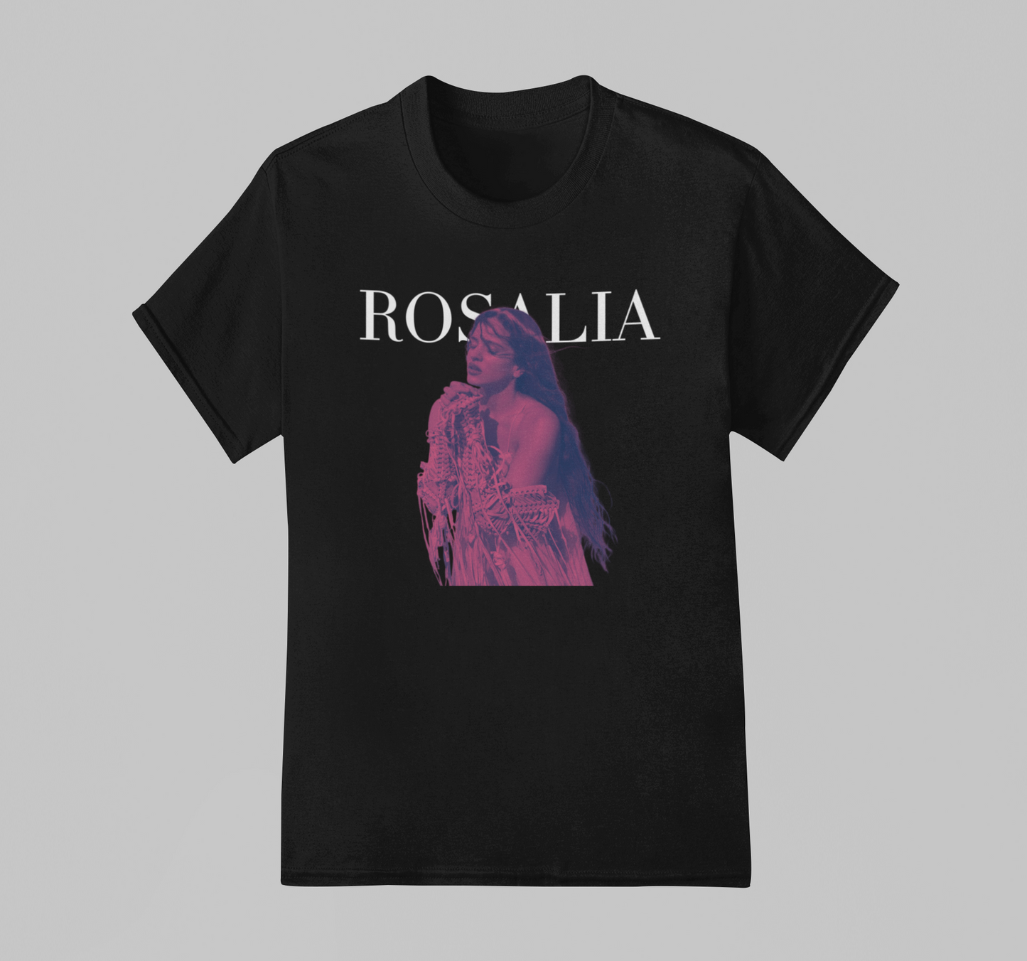 Camiseta Básica Rosalia Pink Graphic
