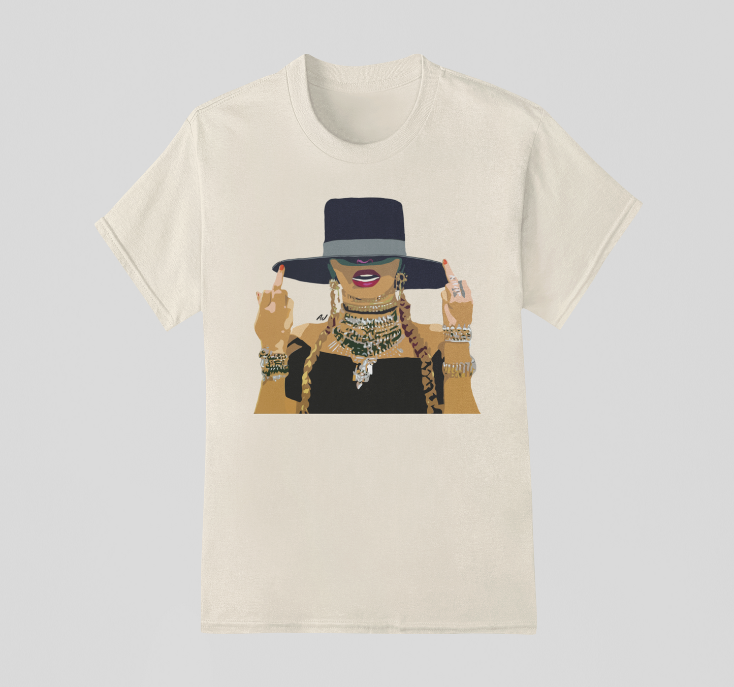 Camiseta Básica Beyonce Illustration