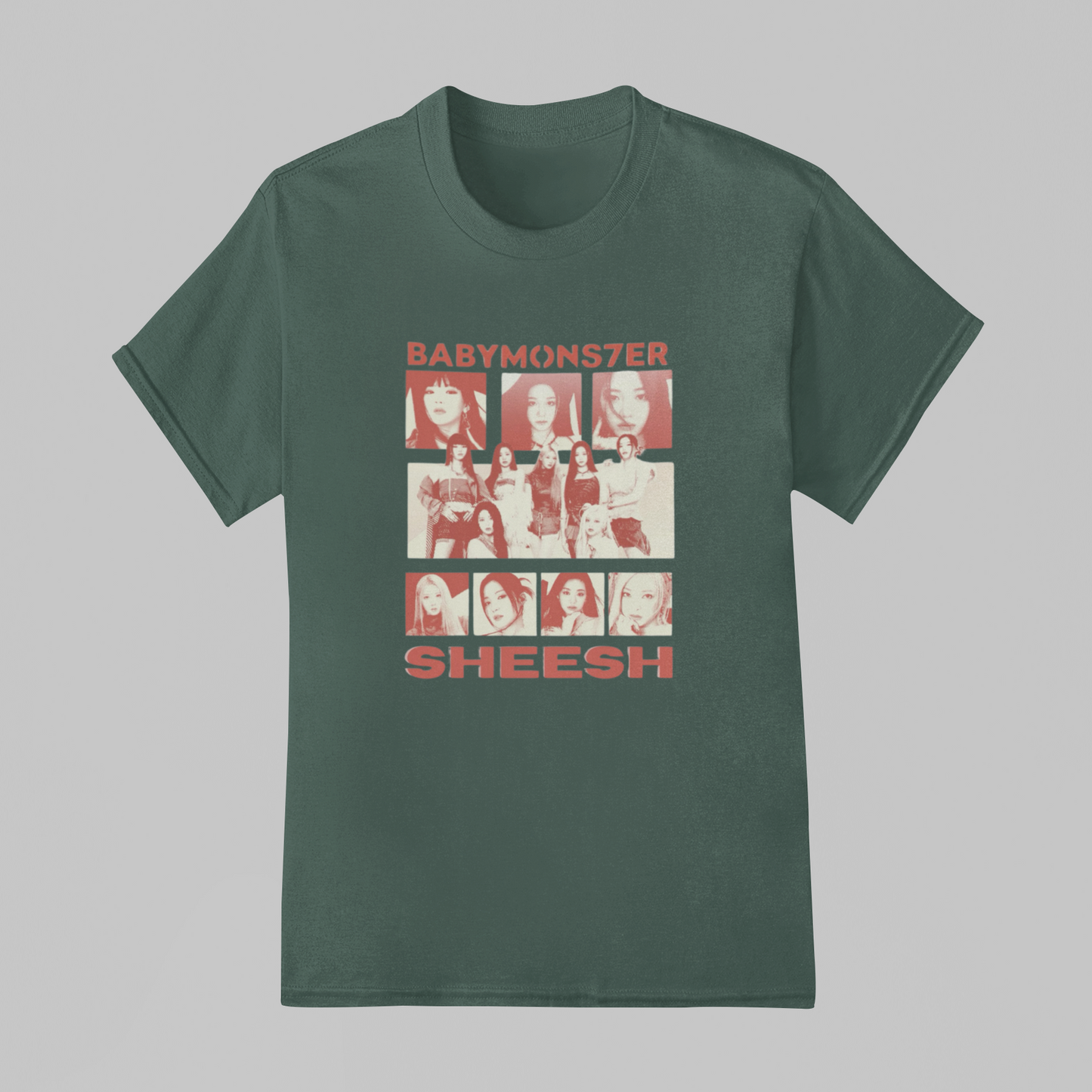 Camiseta Básica Babymonster Sheesh