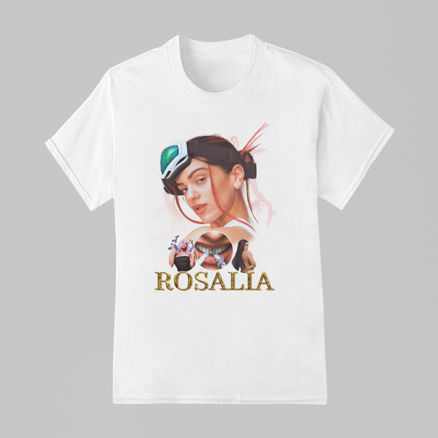 Camiseta Básica Rosalia Graphic Vintage