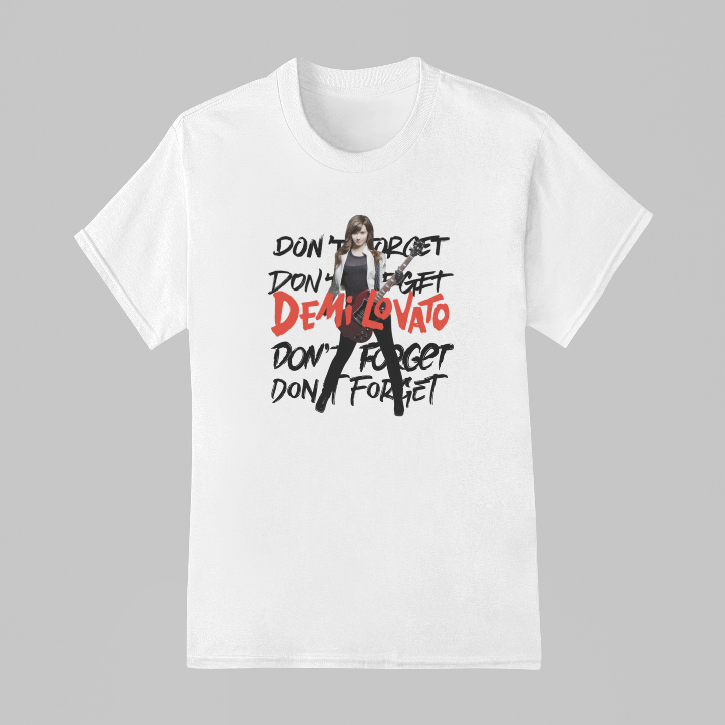 Camiseta Básica Don't Forget Demi Lovato