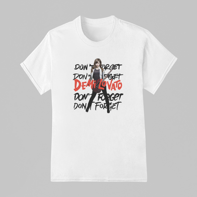 Camiseta Básica Don't Forget Demi Lovato