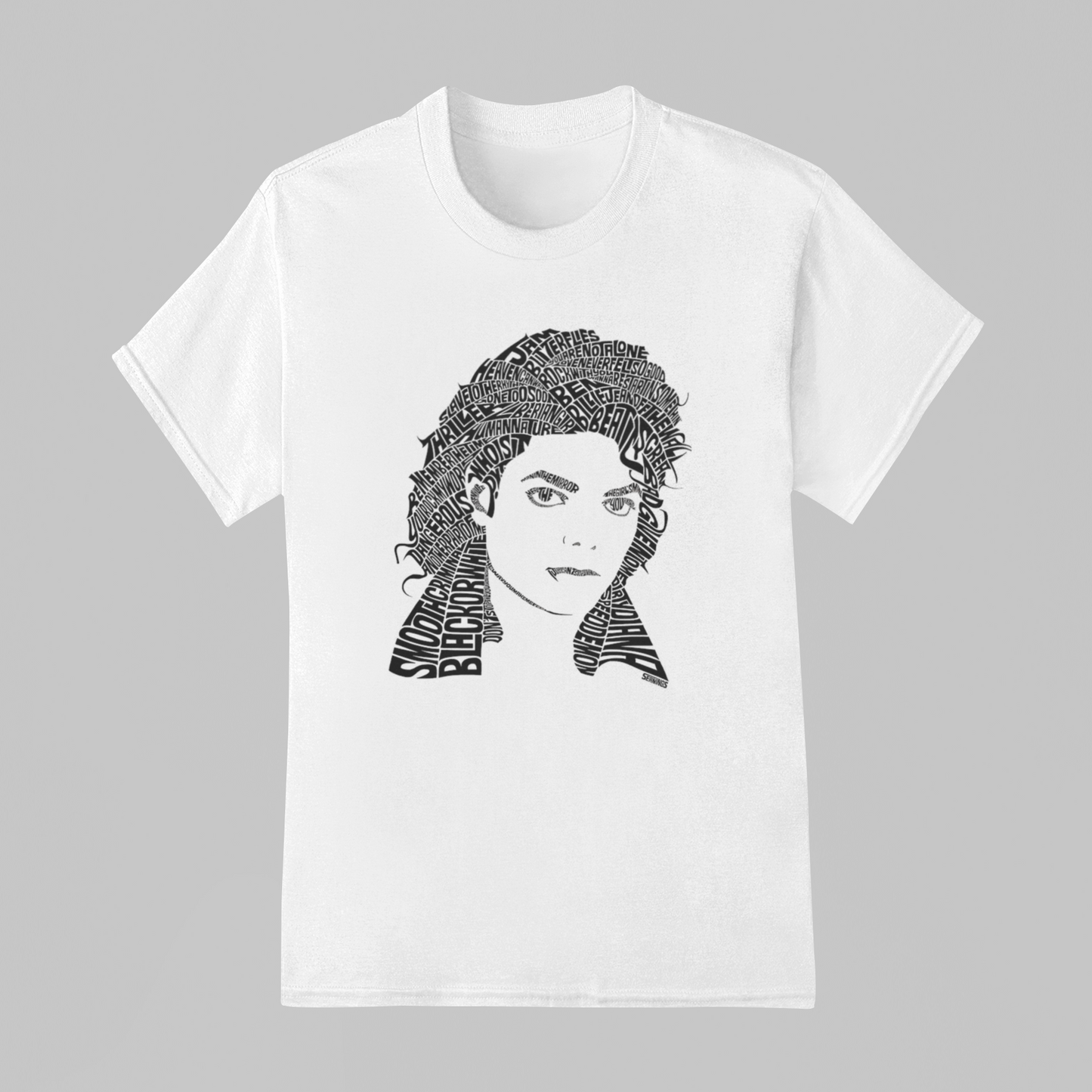 Camiseta Básica Michael Jackson Musics