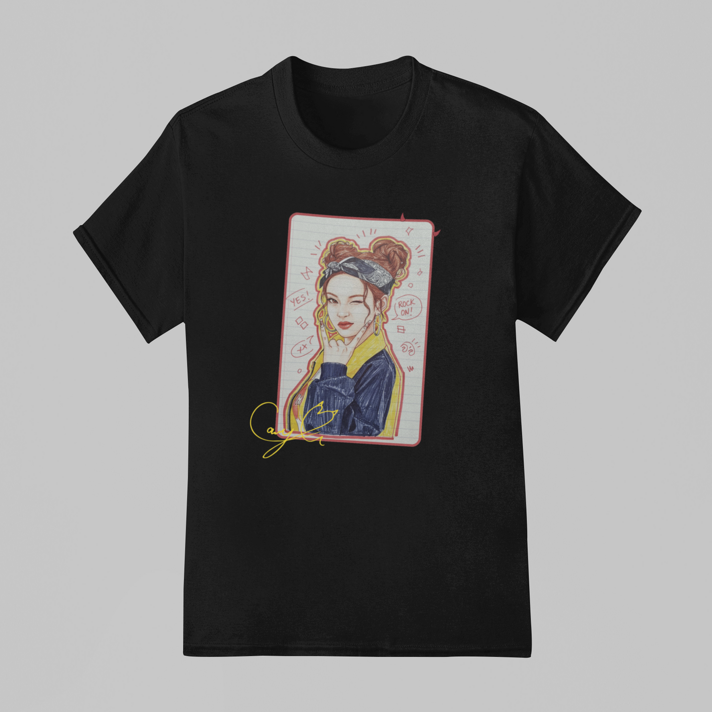 Camiseta Básica Babymonster Chiquita Illustration